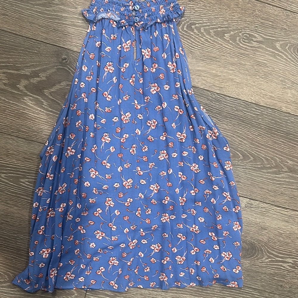 Dizzy Blue Floral Ruffle Top - Picture 3 of 3